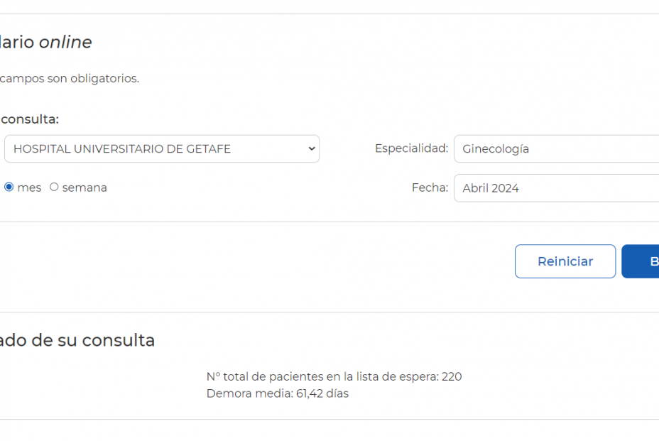 Cómo consultar la lista de espera para operarse en Madrid (Comunidad de Madrid) Cómo consultar la lista de espera para operarse en Madrid (Comunidad de Madrid)