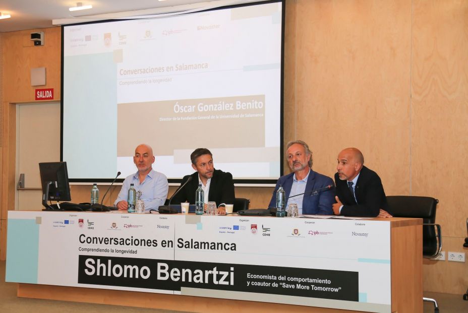 Shlomo Benartzi, Javier Ruiz, Diego Valero y Óscar González Benito