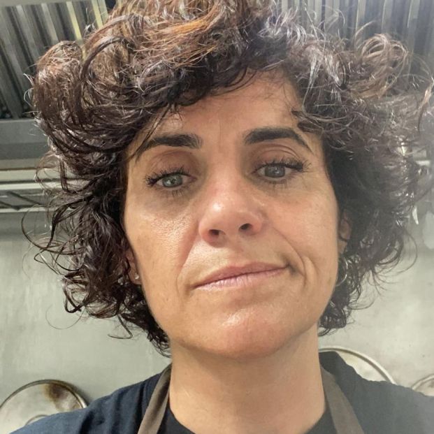 Miriam Hernández: “Solo los agricultores mayores cultivaban ajo fino de Chinchón, no se debe perder”. Foto: Miriam Hernández