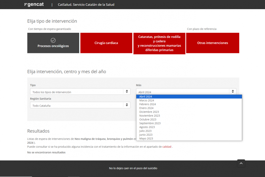 Cómo consultar la lista de espera para operarse en Cataluña (CatSalud) Cómo consultar la lista de espera para operarse en Cataluña (CatSalud)