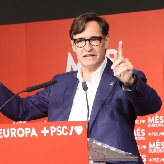 EuropaPress 6011061 primer secretario psc salvador illa acto calella mar barcelona EuropaPress 6011061 primer secretario psc salvador illa acto calella mar barcelona