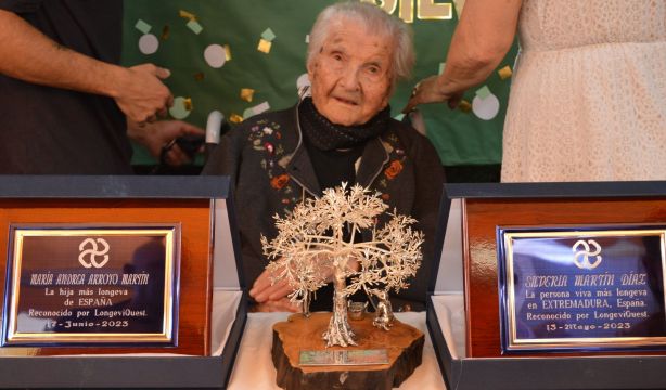 Silveria Martín y sus 114 años: los secretos de la persona más longeva de España