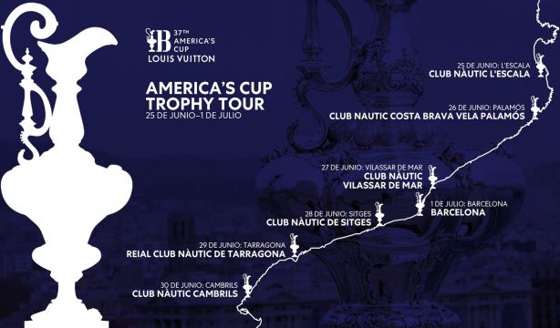 Arranca el Trophy Tour de la America’s Cup con L’Escala como primera parada