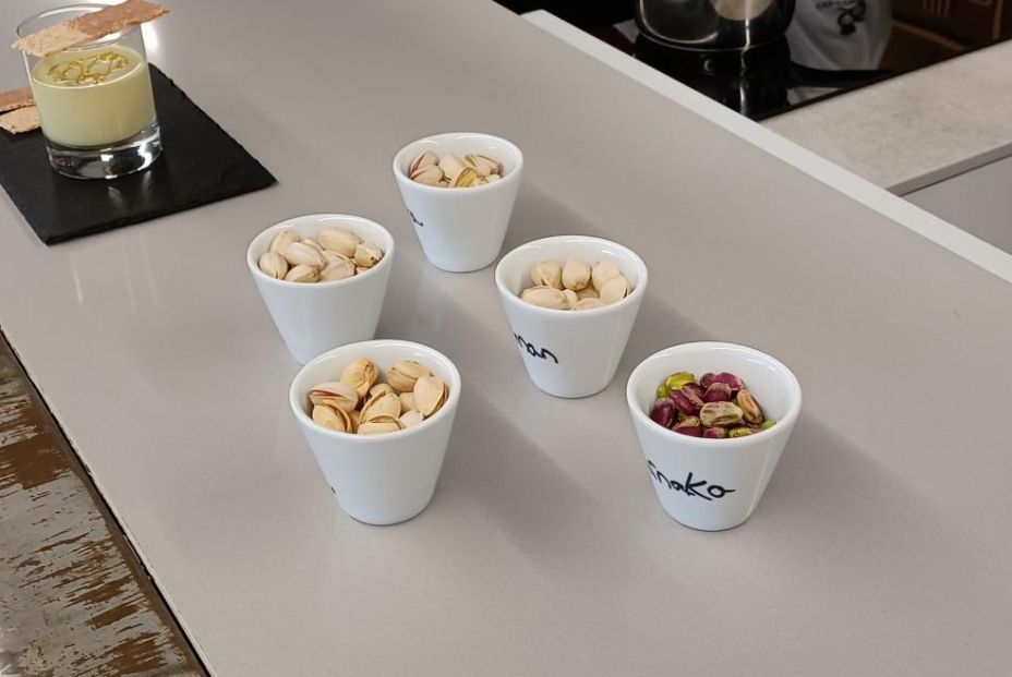 De ajoblanco a albóndigas, pasando por helados: a examen los usos culinarios del pistacho . Foto: Comunidad de Madrid