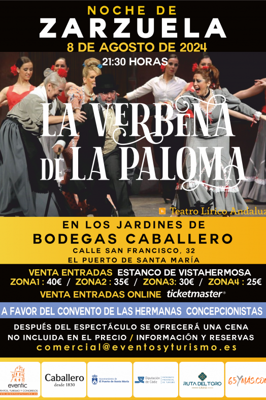 La zarzuela 'La Verbena de la Paloma' llega a El Puerto de Santa María La zarzuela 'La Verbena de la Paloma' llega a El Puerto de Santa María