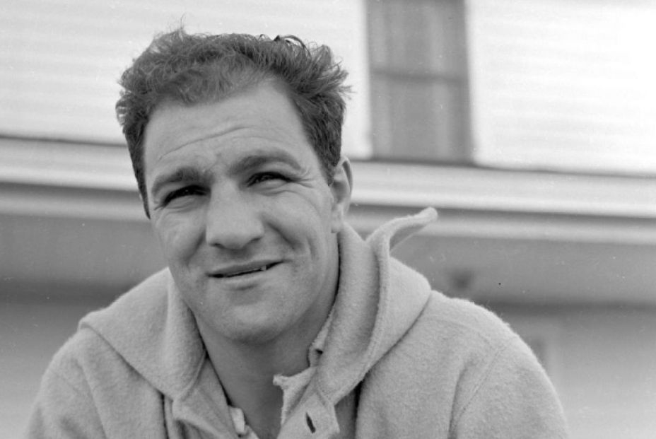 Rocky Marciano años antes de su retirada Rocky Marciano años antes de su retirada