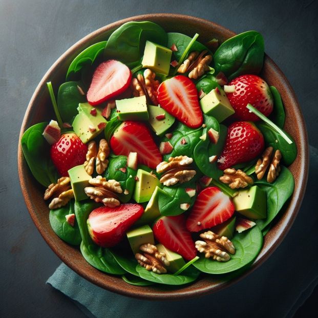 Ensalada de espinacas y aguacate Ensalada de espinacas y aguacate