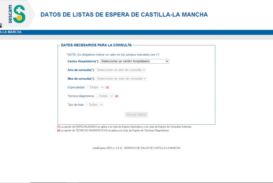Cómo consultar la lista de espera para operarse en Castilla-La Mancha (Servicio de Salud de Castilla-La Mancha)