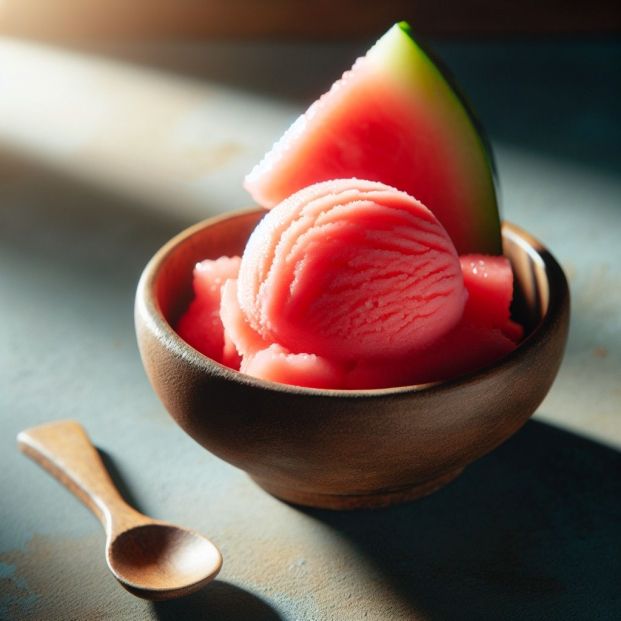 Sorbete de sandía Sorbete de sandía