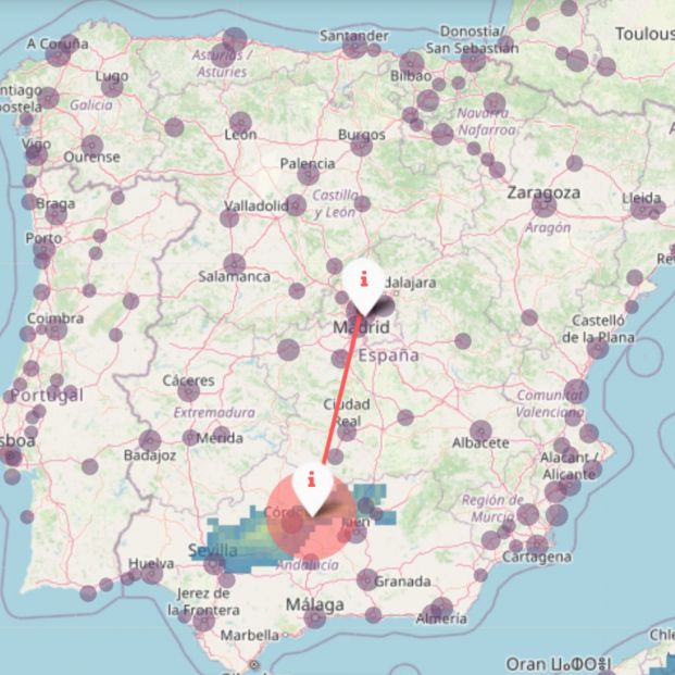 mapa temperaturas dentro 60 años