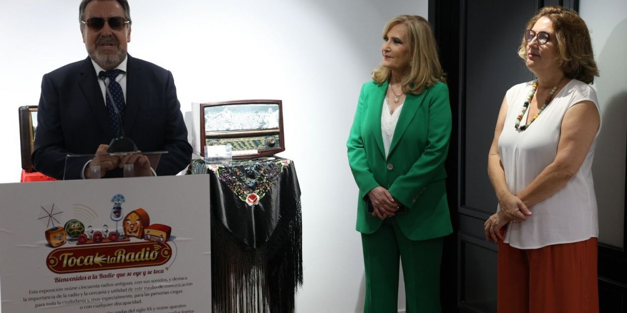 La sede de Fundación ONCE en Madrid acoge la exposición ‘Toca la Radio’ hasta el 5 de septiembre (Europa Press)