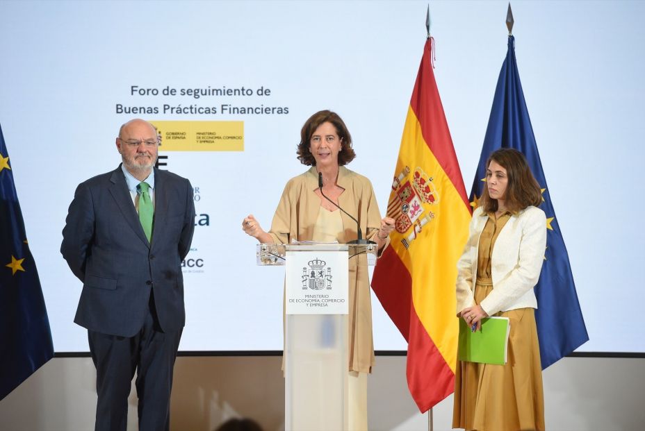 EuropaPress 6090307 presidenta asociacion espanola banca aeb alejandra kindelan rueda prensa