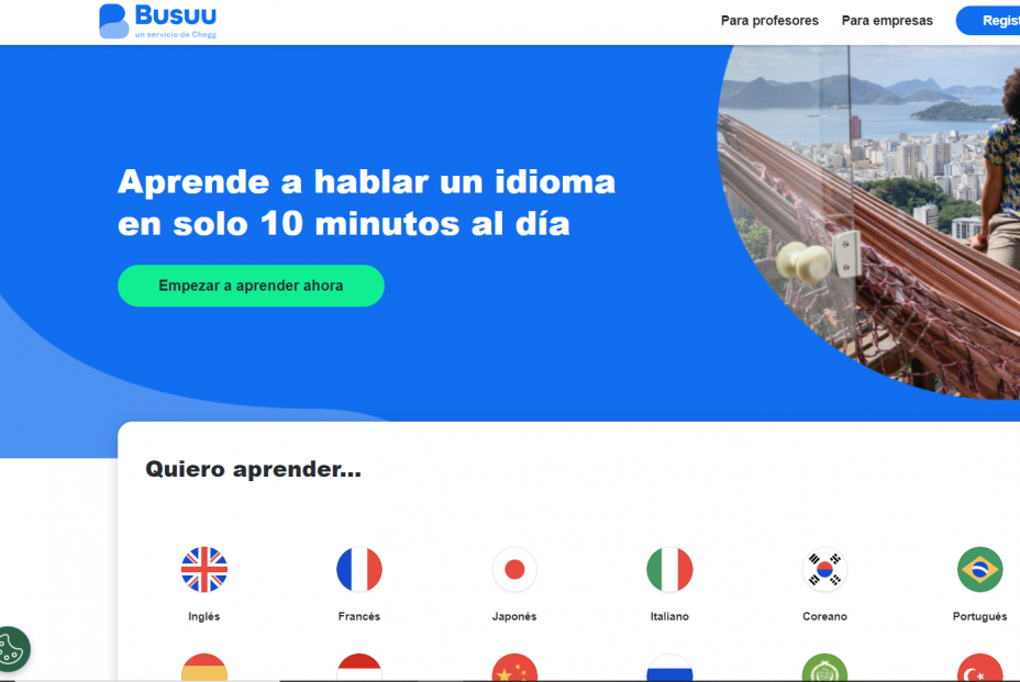 Las mejores aplicaciones para aprender idiomas (Busuu)