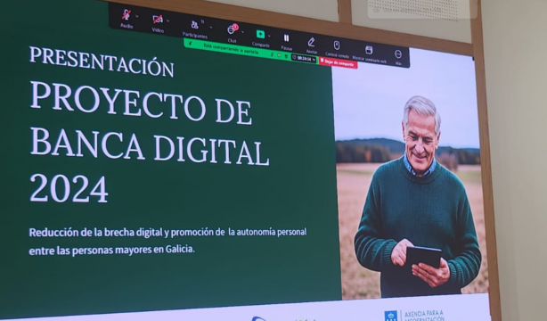 La Xunta y Fegaus renuevan la iniciativa para formar a mayores en banca online (FEGAUS)