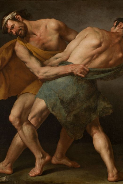 Dos luchadores Dos luchadores