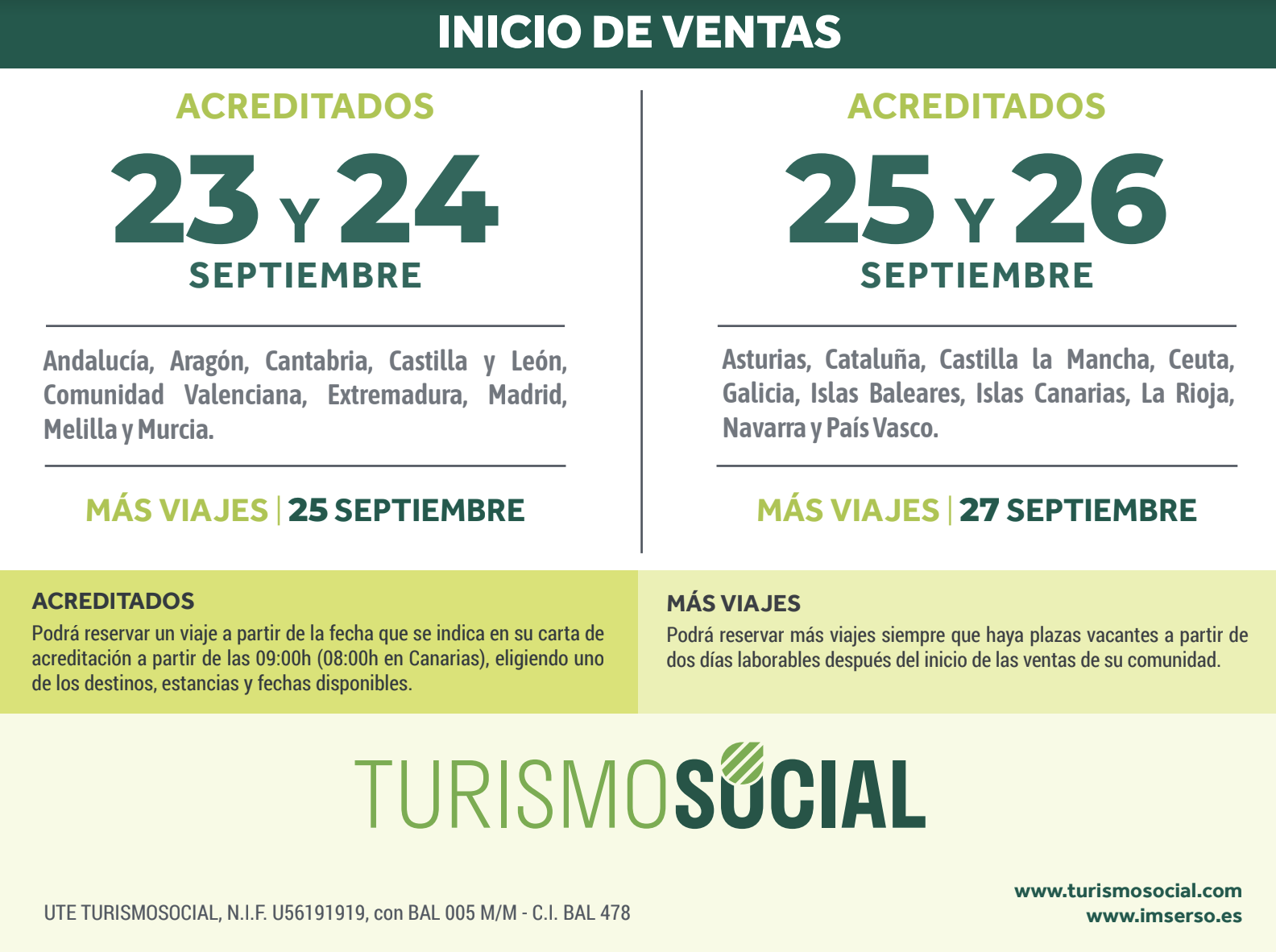 Viajes del Imserso: Ya hay fecha oficial del inicio de la venta de plazas