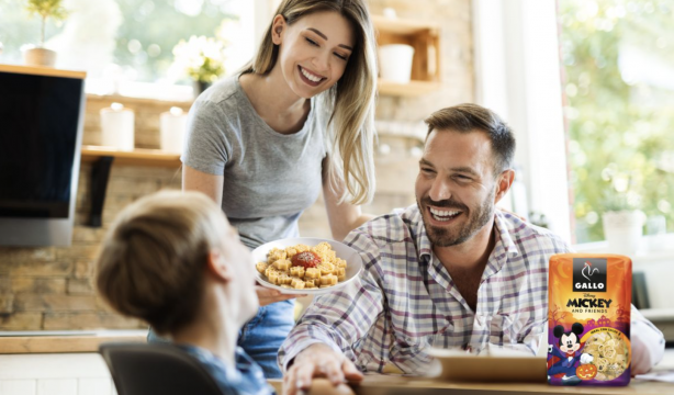Gallo lanza al mercado una edición de pasta infantil, en colaboración con Disney
