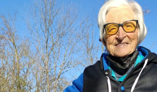 Iñaxi Lasa, la centenaria que va al gimnasio cada día desde los 93 años (Instagram)