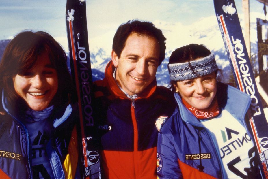Blanca Fernández Ochoa junto a su hermano Paco Blanca Fernández Ochoa junto a su hermano Paco