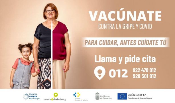 Otra "denigrante y edadista" campaña de vacunación de gripe y Covid: ahora del Gobierno de Canarias