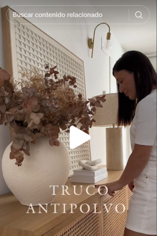 Truco antipolvo de @marianordichouse Truco antipolvo de @marianordichouse