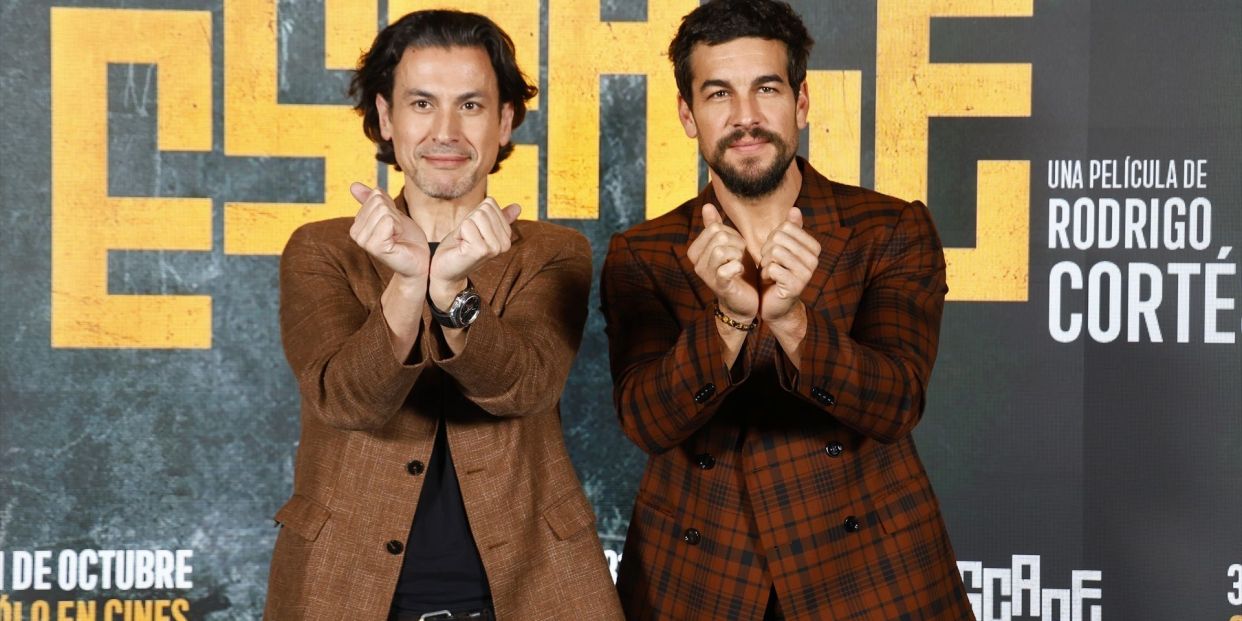 EuropaPress 6309988 director rodrigo cortes actor mario casas posan presentacion pelicula. Fuente:EuropaPress EuropaPress 6309988 director rodrigo cortes actor mario casas posan presentacion pelicula. Fuente:EuropaPress
