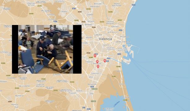 MAPA: Residencias y centros de mayores afectados por la DANA