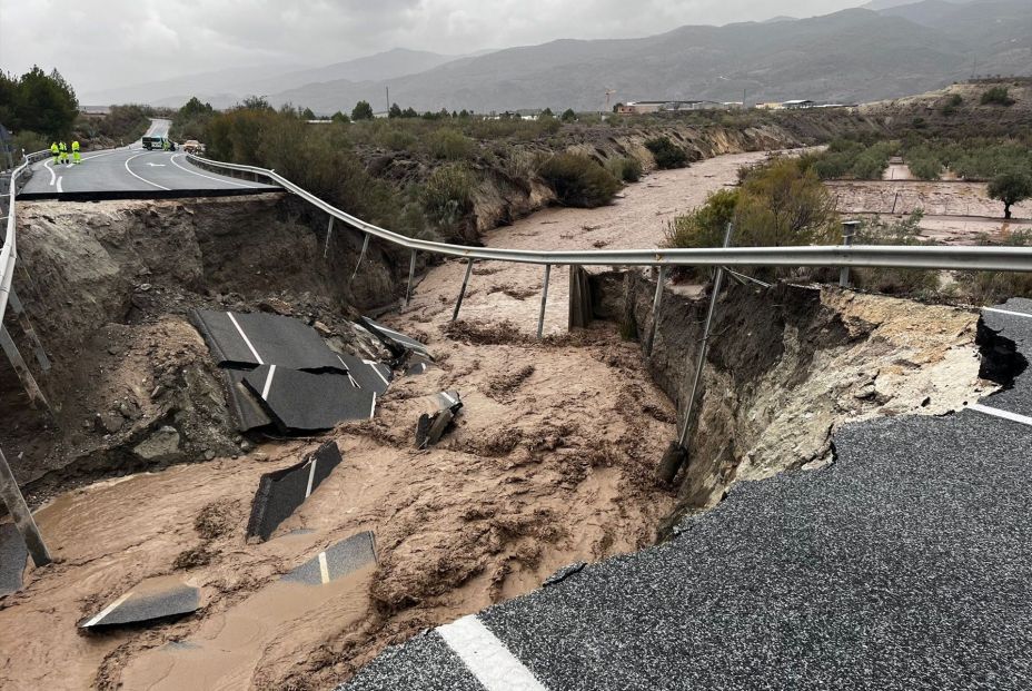 EuropaPress 6312459 efectos dana carretera a 334 EuropaPress 6312459 efectos dana carretera a 334