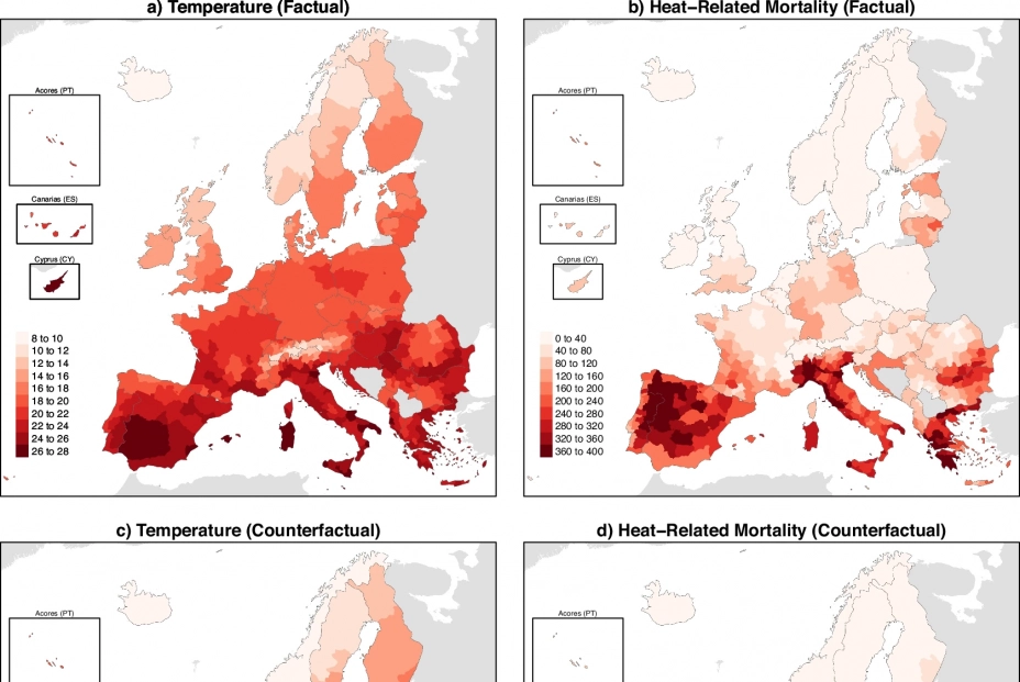 El cambio climático es un problema de salud pública:se le atribuye el 56% de las muertes de 2022. Fuente:Mortality burden attributed to anthropogenic warming during Europe’s 2022 record-breaking summer