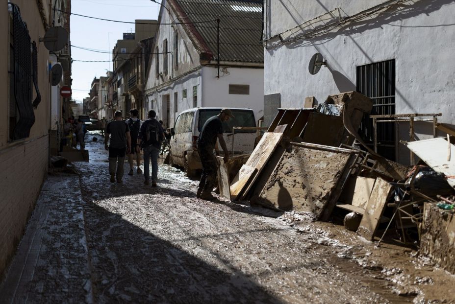 En las riadas daña más el barro que el agua y los materiales arrastrados aumentan la destrucción En las riadas daña más el barro que el agua y los materiales arrastrados aumentan la destrucción