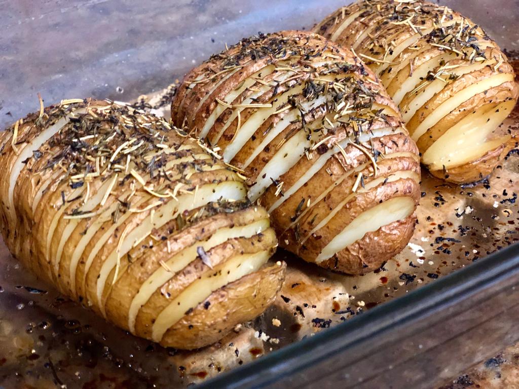 Patatas Hasselback