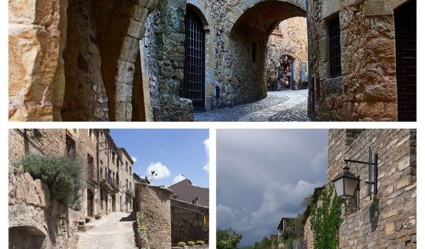 Estos son los tres mejores pueblos turísticos de España en 2024. Fuente: BigStock y Wikipedia