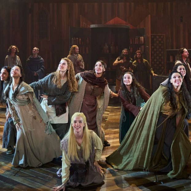 Escena de 'Los Pilares de la Tierra. El musical'. Fuente: Beon Entertainment Escena de 'Los Pilares de la Tierra. El musical'. Fuente: Beon Entertainment