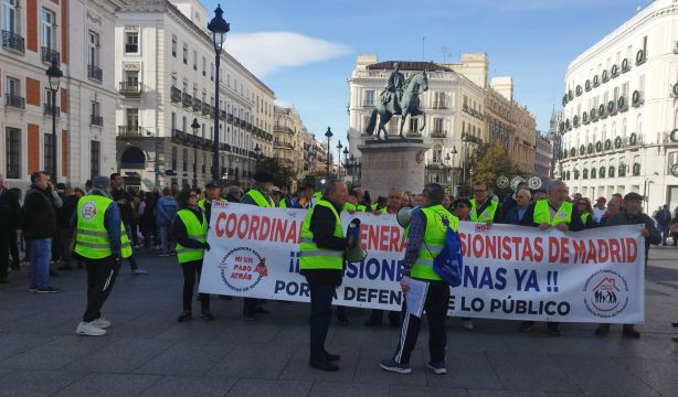 Marcha pensionista en Madrid: exigen IPC real y equiparar las pagas más bajas al salario mínimo