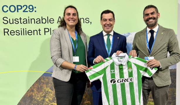 El Real Betis asiste a la COP29 para reafirmar el compromiso contra el cambio climático
