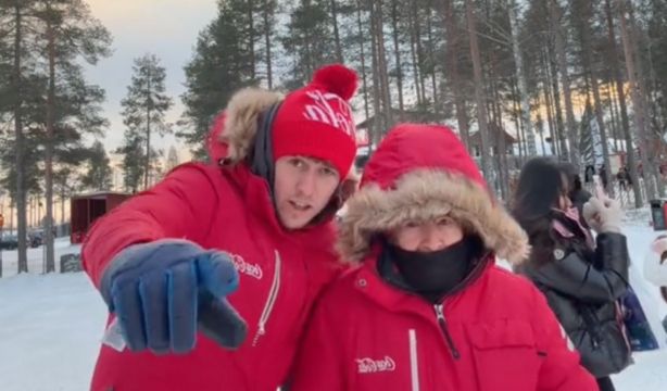 VÍDEO: Sorprende a su abuelo con un viaje a Laponia para conocer a Papá Noel (TikTok)