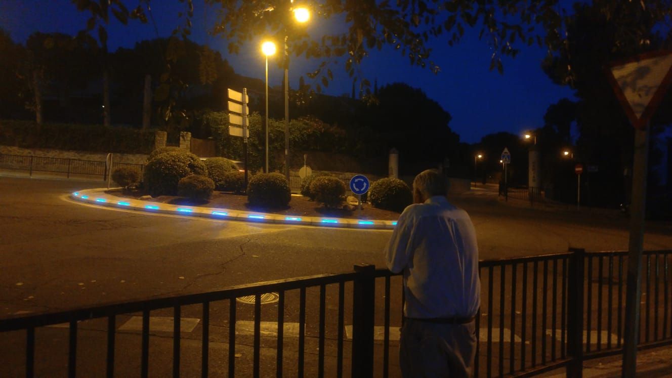 Las rotondas luminosas de Torrelodones