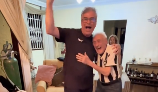 VÍDEO: La increíble reacción de un abuelo tras ver a su equipo campeón junto a sus nietos
