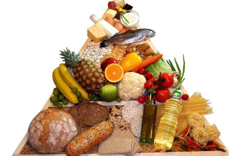 Ejemplo de pirámide nutricional. Bigstock Ejemplo de pirámide nutricional. Bigstock