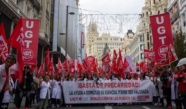 Los trabajadores de la Ayuda a Domicilio van a la huelga en Navidad