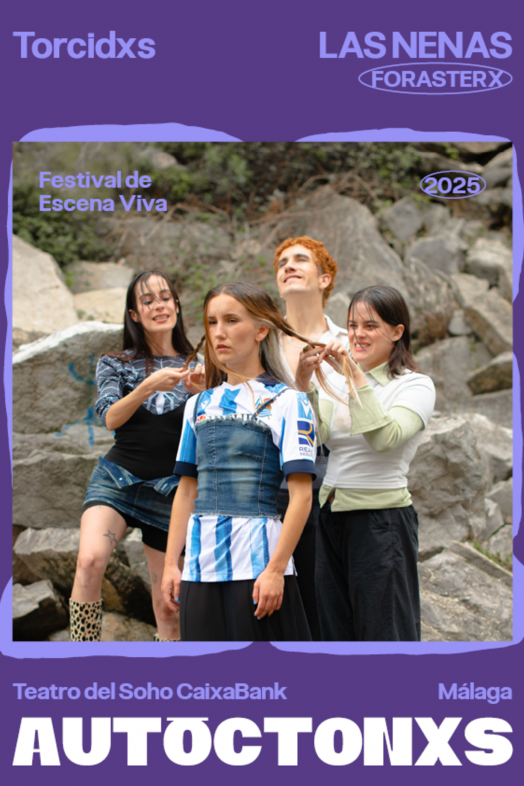 Cartel de la obra 'Autoctonxs'. Fuente: Teatro del Soho CaixaBank Cartel de la obra 'Autoctonxs'. Fuente: Teatro del Soho CaixaBank