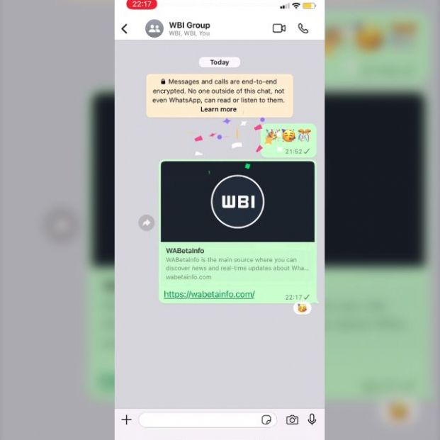 La novedad perfecta para felicitar el año: el modo confeti de WhatsApp La novedad perfecta para felicitar el año: el modo confeti de WhatsApp