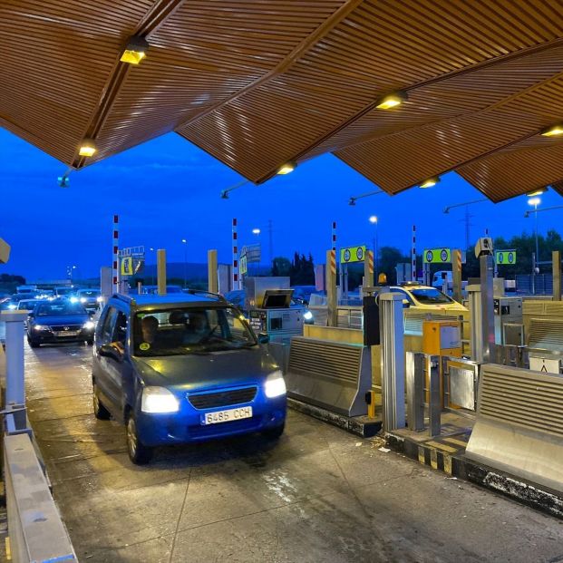 Levantamiento de barreras en el peaje de la AP-7 en La Roca del Vallès (2021). Fuente: Europa Press Levantamiento de barreras en el peaje de la AP-7 en La Roca del Vallès (2021). Fuente: Europa Press