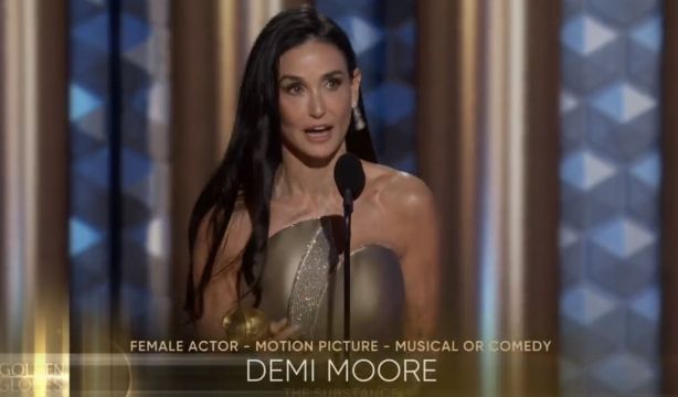 Demi Moore: "Llevo 45 años en esto y es la primera vez que gano un premio como actriz"