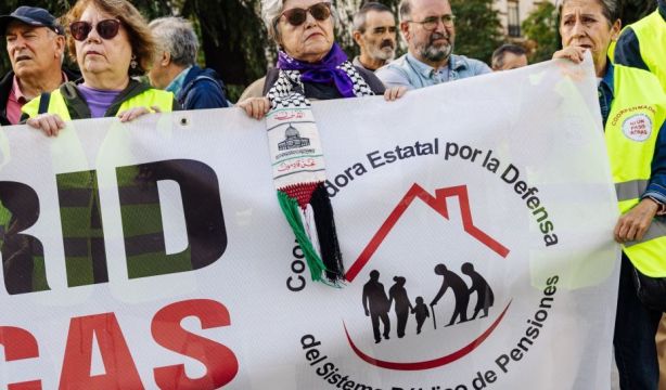 europapress coespe pancarta