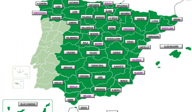 El mapa en el que puedes consultar qué tiendas de Mercadona tienen sección 'Listo para Comer' (Mercadona)