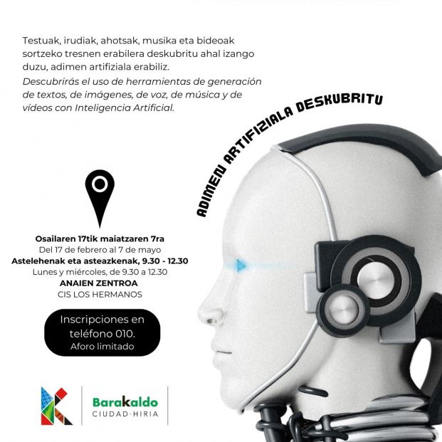 La Inteligencia Artificial también es cosa de mayores: Barakaldo organiza talleres de formación (Europa Press) La Inteligencia Artificial también es cosa de mayores: Barakaldo organiza talleres de formación (Europa Press)