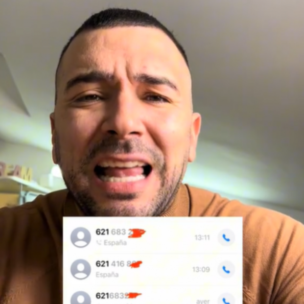 Vídeo de TikTok sobre la estafa del prefijo 621. Fuente: TikTok Vídeo de TikTok sobre la estafa del prefijo 621. Fuente: TikTok