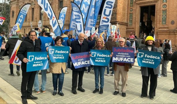 Los funcionarios se echan a la calle por Muface: "Con la salud no se mercadea". Foto: EuropaPress