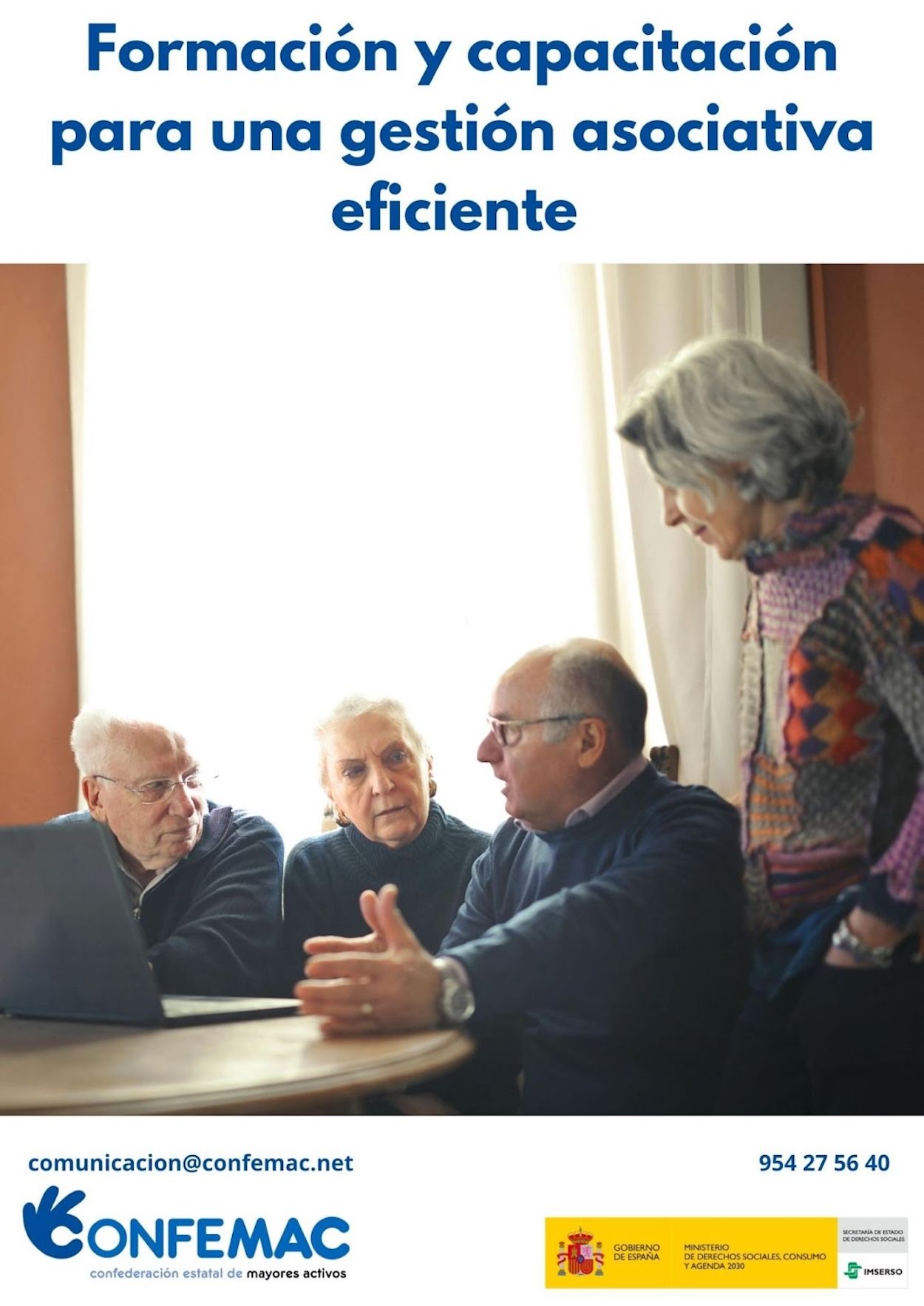 CONFEMAC formará a las asociaciones de mayores para una gestión más eficiente CONFEMAC formará a las asociaciones de mayores para una gestión más eficiente